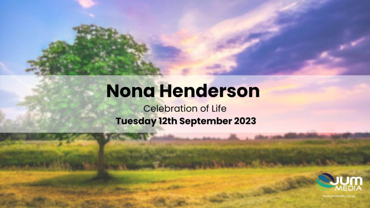 Nona Henderson Celebration of Life Service